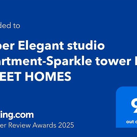 Super Elegant Studio Apartment-Sparkle Tower By Sweet Homes Dubai Eksteriør bilde