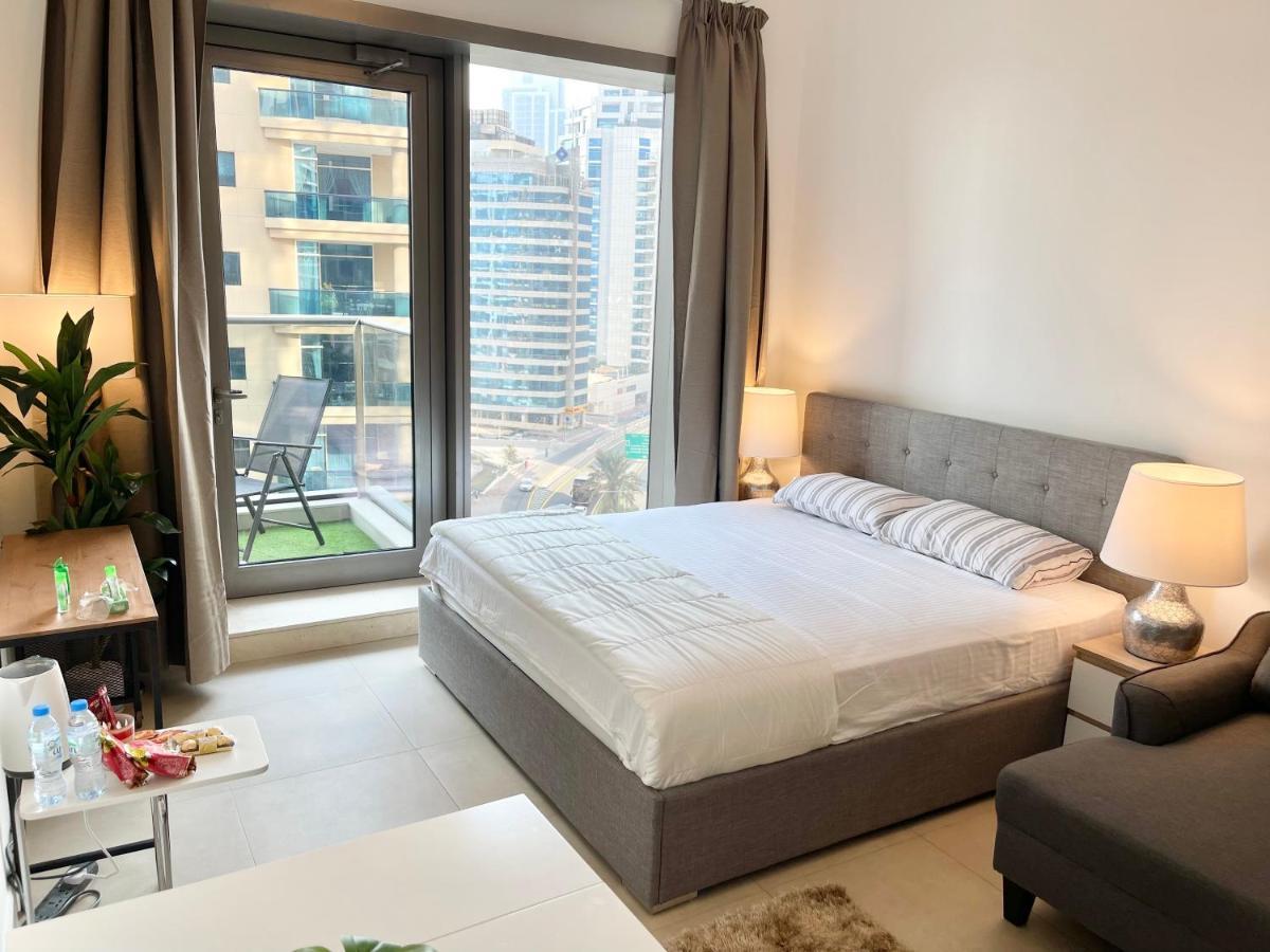Super Elegant Studio Apartment-Sparkle Tower By Sweet Homes Dubai Eksteriør bilde