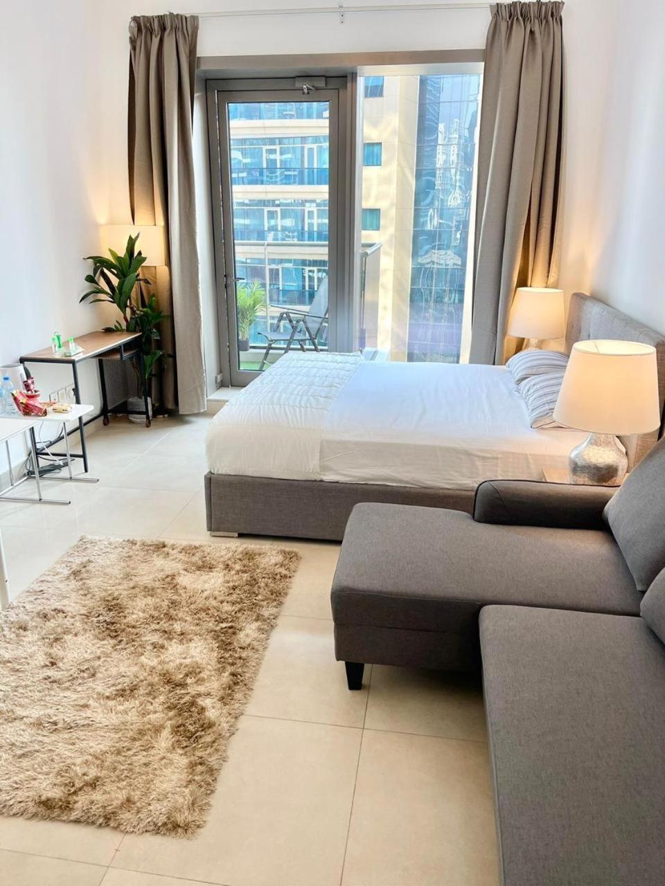 Super Elegant Studio Apartment-Sparkle Tower By Sweet Homes Dubai Eksteriør bilde