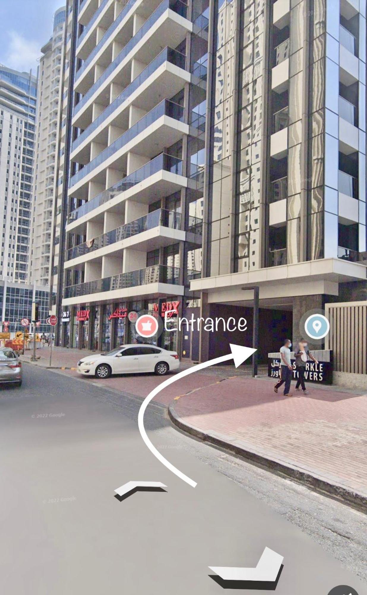 Super Elegant Studio Apartment-Sparkle Tower By Sweet Homes Dubai Eksteriør bilde